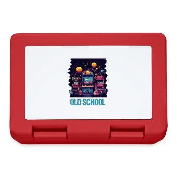 Arcade Gaming Retro Slots Jeux 80s Gamer - Boîte à goûter - rouge - Devant