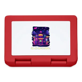 Arcade Gaming Retro Slots Jeux 80s Gamer - Boîte à goûter - rouge - Devant