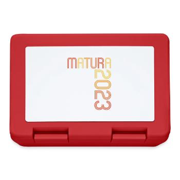 Matura Young Girls Women and Men Matura 2023 - Lunchbox - red - Front