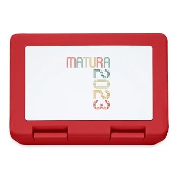 Matura Young Girls Women and Men Matura 2023 - Lunchbox - red - Front