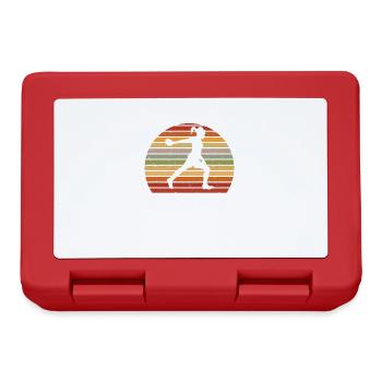 Lanceur de discus cadeau lancer de discus - Boîte à goûter - rouge - Devant