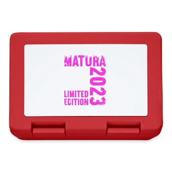 Matura Young Girls Women and Men Matura 2023 - Lunchbox - red - Front