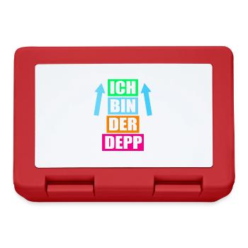 Junggesellenabschied Poltern Polterabend JGA - Brotdose - Rot - Vorne