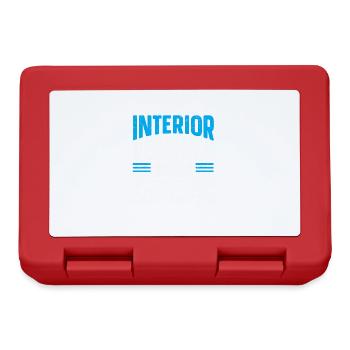 Interior Designer Gift Interior Decoration Designer - Lunchbox - red - Front