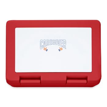 Caregiver Gift Nurse - Lunchbox - red - Front