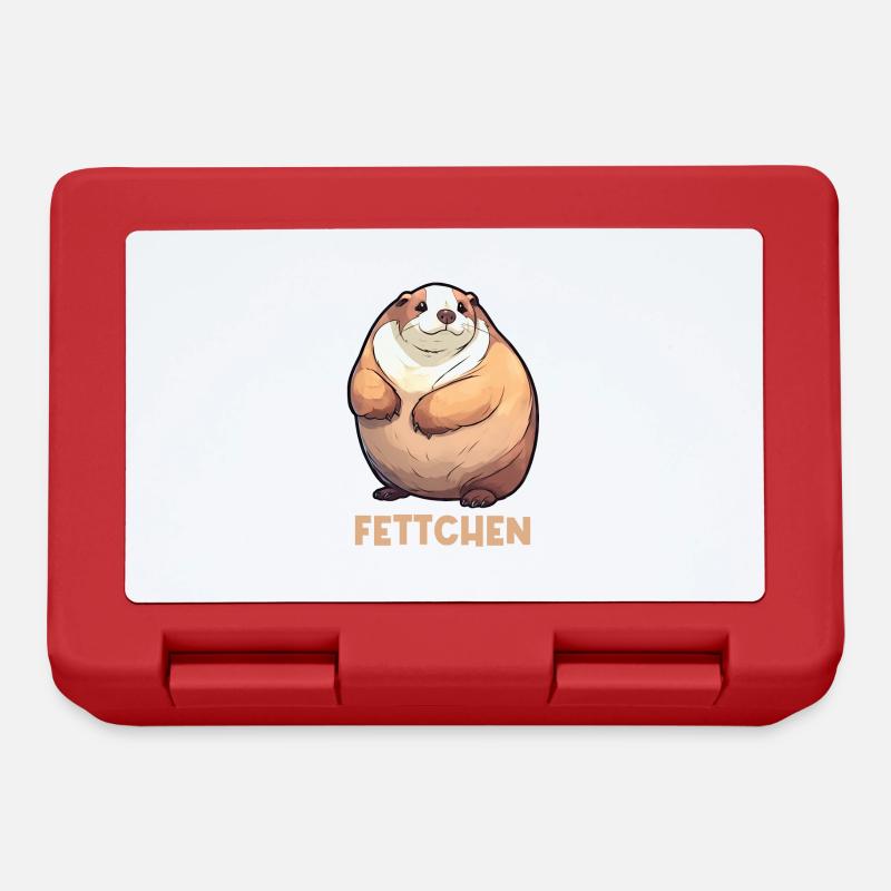 Fettchen Frettchen - Brotdose - Rot