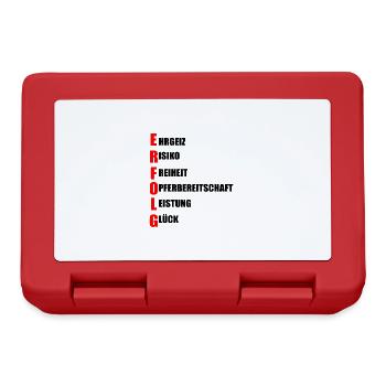 Erfolg - Brotdose - Rot - Vorne