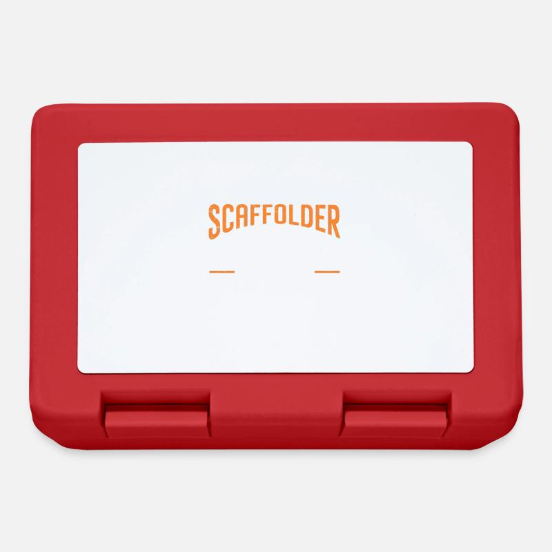 Gerüstbauer Geschenk Handwerker Job Gerüstbauer - Brotdose - Rot