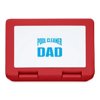 Pool Cleaner Job Swimming Pool Caretaker - Lunchbox - red - Front
