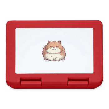 Ich bin schon wieder total unterzuckert Katze - Brotdose - Rot - Vorne