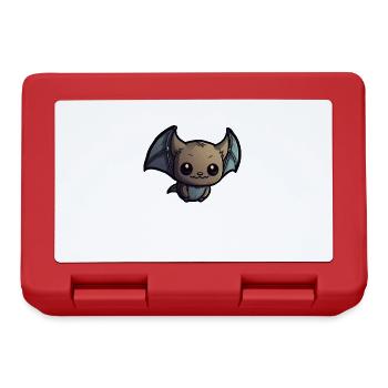 I Just really like Bats ok Fledermaus - Lunchbox - red - Front