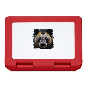 Pandas realistic Panda Giant Panda - Lunchbox - red - Front