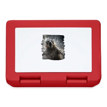Lemurs Meerkat realistic Lemur - Lunchbox - red - Front