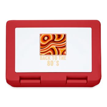 80s Themed Party Back to the 80s Costume - Lunchbox - red - Front