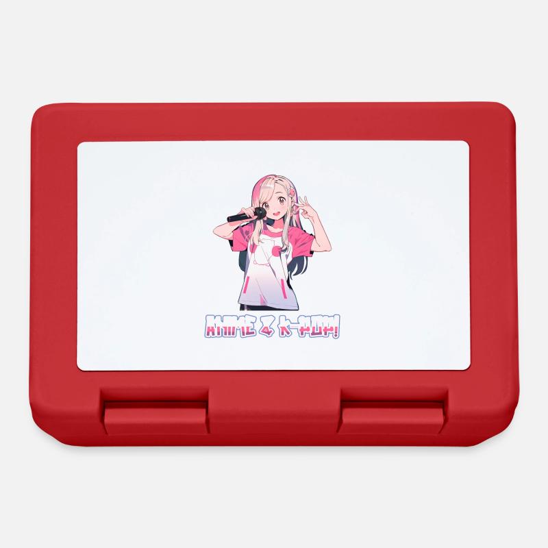 Anime et K-pop Musique pop coréenne Kpop - Boîte à goûter - rouge
