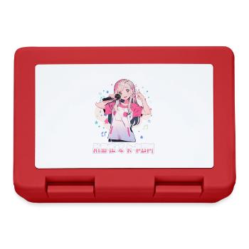 Anime and K-Pop Korean Pop Music Kpop - Lunchbox - red - Front