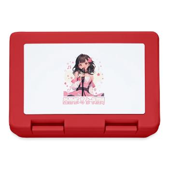 Anime and K-Pop Korean Pop Music Kpop - Lunchbox - red - Front