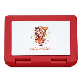 Anime and K-Pop Korean Pop Music Kpop - Lunchbox - red - Front