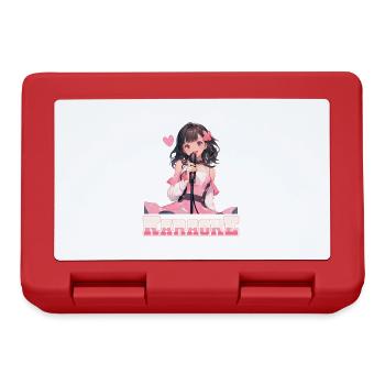 Filles Manga Anime Karaoké - Boîte à goûter - rouge - Devant