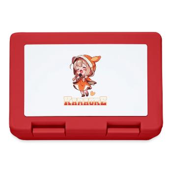 Filles Manga Anime Karaoké - Boîte à goûter - rouge - Devant