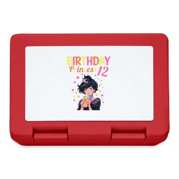 Anime Mandga Boba Bubble Tea 12th Birthday - Lunchbox - red - Front