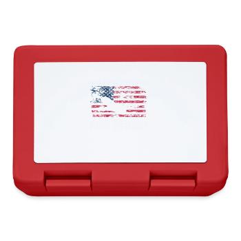 Flight Attendant Papa Stewardess Flight Attendant - Lunchbox - red - Front