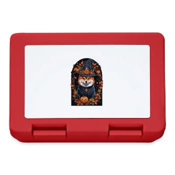 Shiba Inu Witch Halloween Shiba Inu - Lunchbox - red - Front