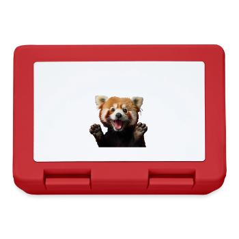 2 Jahre Kleiner Roter Panda Pandas 2. Geburtstag - Brotdose - Rot - Vorne