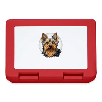 Australian Silky Terrier - Lunchbox - red - Front