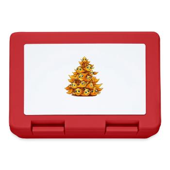 Festive Goldfish: A Whimsical - Lunchbox - red - Front