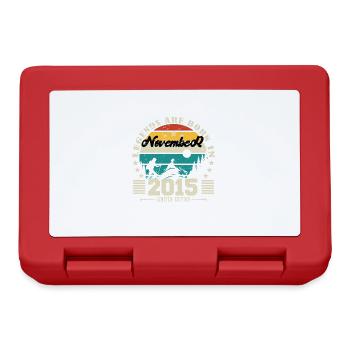 November 2015. November 2015 Birthday Gift. - Lunchbox - red - Front
