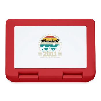 November 2011. November 2011 Birthday Gift. - Lunchbox - red - Front