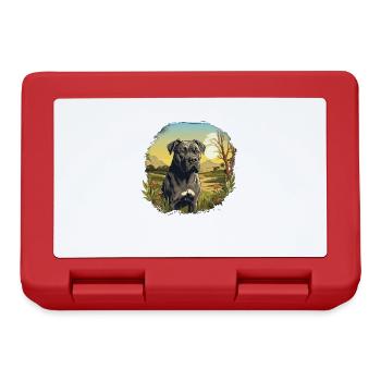 Canne Corso pour chien - Boîte à goûter - rouge - Devant