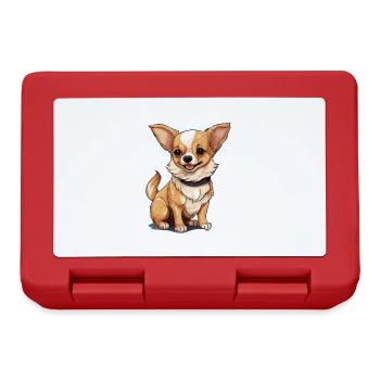Hund Chihuahua - Brotdose - Rot - Vorne
