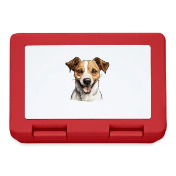 Hund Jack Russell - Brotdose - Rot - Vorne
