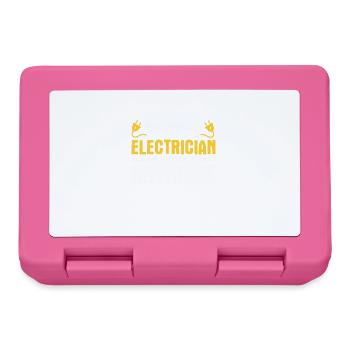 Electrician Gift - Lunchbox - pink - Front