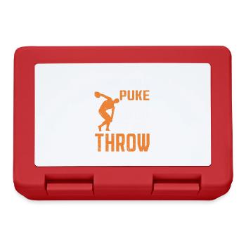Lanceur de disque Athlétisme Lancer du disque - Boîte à goûter - rouge - Devant