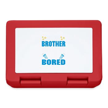 Cheerleader Cheerleading Cheer Bruder - Brotdose - Rot - Vorne