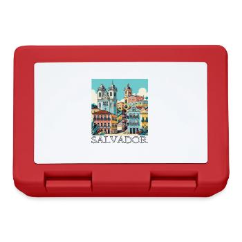 Salvador, Brésil, Architecture coloniale - Boîte à goûter - rouge - Devant