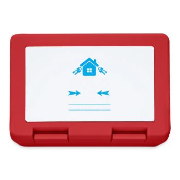 Cadeau d’agent immobilier pour agent immobilier - Boîte à goûter - rouge - Devant