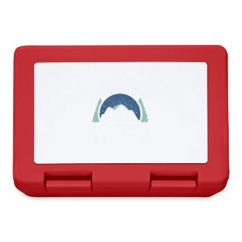 Camping Cadeau Campfire Nature Camper - Boîte à goûter - rouge - Devant