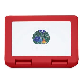 Camping Cadeau Campfire Nature Camper - Boîte à goûter - rouge - Devant