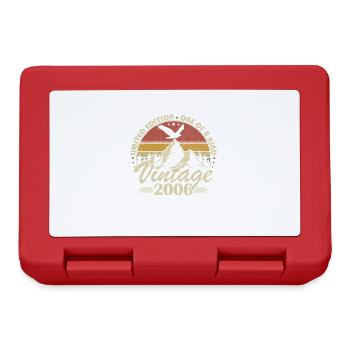Vintage 2006 Birthday Gift Born in 2006 - Lunchbox - red - Front