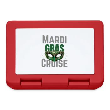 Mardi Gras Cruise 2024 Passende Familienfeier - Brotdose - Rot - Vorne