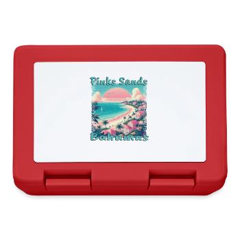 Pink Sands Beach, Bahamas - Grunge Vacation in the Bahamas - Lunchbox - red - Front