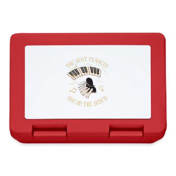 The Best Players Are On The Bench Piano Quote - Lunchbox - red - Front