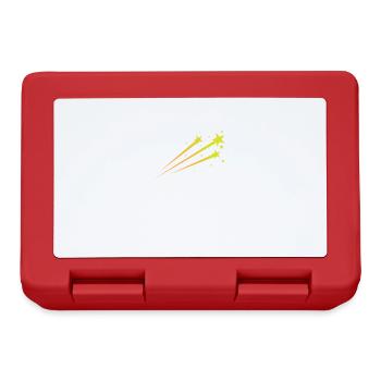 shooting stars, night sky, astronomy - Lunchbox - red - Front