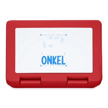Ich komme total nach meinem Onkel Nichte Neffe - Brotdose - Rot - Vorne