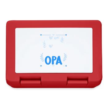 Ich komme total nach meinem Opa Enkelin Enkel - Brotdose - Rot - Vorne
