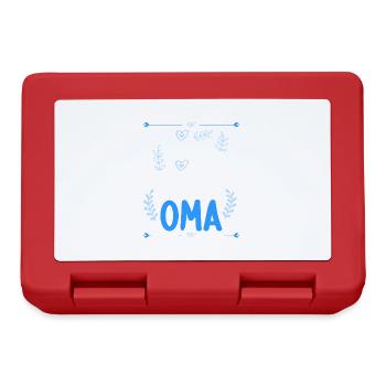 Ich komme total nach meiner Oma Enkelin Enkel - Brotdose - Rot - Vorne